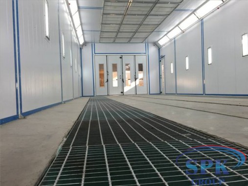 Окрасочно-сушильная камера для окраски металлоконструкций и ферм SPK 15.4.6. Италия Окрасочно-сушильная камера для окраски металлоконструкций и ферм SPK 15.4.6. Италия