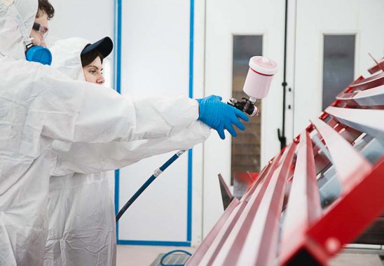 Окрасочно-сушильная камера для окраски металлоконструкций и ферм SPK 15.4.6. Италия Окрасочно-сушильная камера для окраски металлоконструкций и ферм SPK 15.4.6. Италия