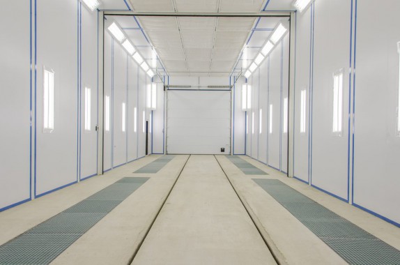 Камера окраски и сушки для рам прицепов, полуприцепов и цистерн SPK-20.6.5, г. Миасс Окрасочно-сушильная камера SPK GROUP для прицепов и цистерн