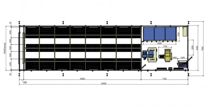 Уличная дробеструйная камера для цистерн и полуприцепов SPK-24.6.5 Уличная дробеструйная камера для цистерн и полуприцепов SPK GROUP