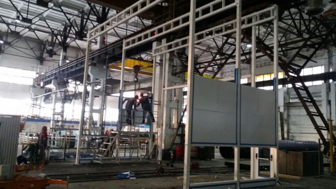 Покрасочно-сушильная камера для трубопроводов SPK-15.8.6, г. Челябинск Покрасочно-сушильная камера для трубопроводов SPK-15.8.6, г. Челябинск