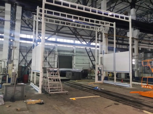 Покрасочно-сушильная камера для трубопроводов SPK-15.8.6, г. Челябинск Покрасочно-сушильная камера для трубопроводов SPK-15.8.6, г. Челябинск