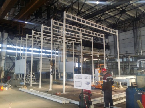 Покрасочно-сушильная камера для трубопроводов SPK-15.8.6, г. Челябинск Покрасочно-сушильная камера для трубопроводов SPK-15.8.6, г. Челябинск