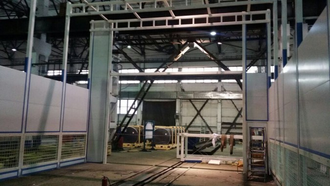 Покрасочно-сушильная камера для трубопроводов SPK-15.8.6, г. Челябинск Покрасочно-сушильная камера для трубопроводов SPK-15.8.6, г. Челябинск