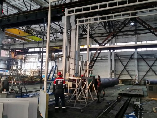 Покрасочно-сушильная камера для трубопроводов SPK-15.8.6, г. Челябинск Покрасочно-сушильная камера для трубопроводов SPK-15.8.6, г. Челябинск