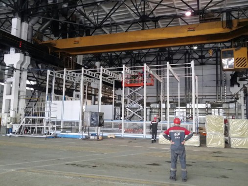 Покрасочно-сушильная камера для трубопроводов SPK-15.8.6, г. Челябинск Покрасочно-сушильная камера для трубопроводов SPK-15.8.6, г. Челябинск