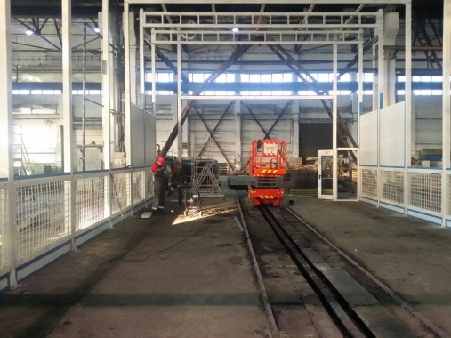 Покрасочно-сушильная камера для трубопроводов SPK-15.8.6, г. Челябинск Покрасочно-сушильная камера для трубопроводов SPK-15.8.6, г. Челябинск