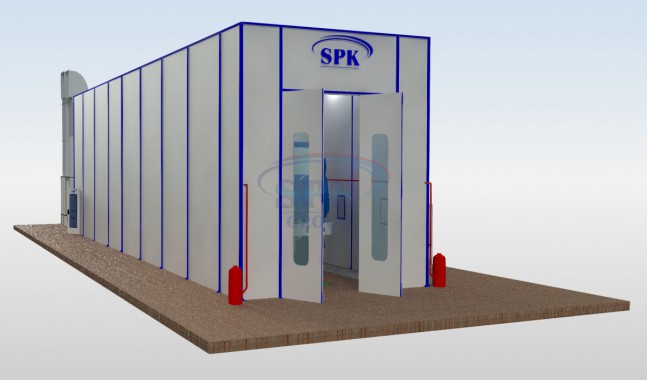 Проект покрасочной камеры SPK GROUP 