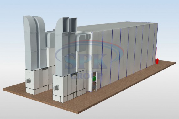 Покрасочно-сушильная камера для грузовиков SPK-17.5.6 ОСК для грузовиков от СПК