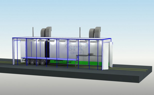 Окрасочно-сушильная камера для прицепов SPK 16.6.6 Окраска и сушка прицепов в камерах SPK GROUP