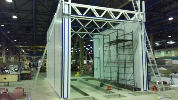 Окрасочно-сушильная камера для прицепов SPK 16.6.6 Камера окраски и сушки SPK GROUP для прицепов