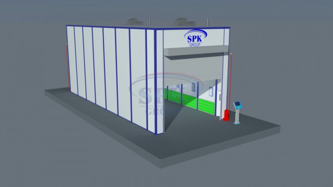 Камера окраски для экскаваторов SPK GROUP 