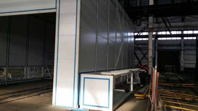 Покрасочно-сушильная камера для трубопроводов SPK-15.8.6, г. Челябинск Покрасочно-сушильная камера для трубопроводов SPK-15.8.6, г. Челябинск