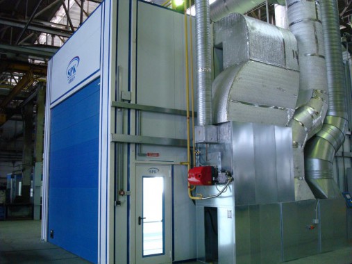 Проходная покрасочно-сушильная камера для грузовых автомобилей SPK-18.5.5, г. Миасс Проходная покрасочно-сушильная камера для грузовых автомобилей SPK-18.5.5, г. Миасс