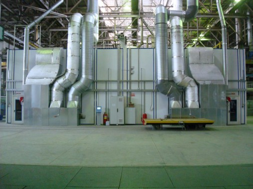 Проходная покрасочно-сушильная камера для грузовых автомобилей SPK-18.5.5, г. Миасс Проходная покрасочно-сушильная камера для грузовых автомобилей SPK-18.5.5, г. Миасс