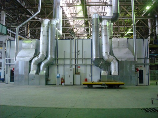 Проходная покрасочно-сушильная камера для грузовых автомобилей SPK-18.5.5, г. Миасс Проходная покрасочно-сушильная камера для грузовых автомобилей SPK-18.5.5, г. Миасс