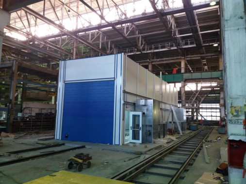 Проходная покрасочно-сушильная камера для грузовых автомобилей SPK-18.5.5, г. Миасс Проходная покрасочно-сушильная камера для грузовых автомобилей SPK-18.5.5, г. Миасс