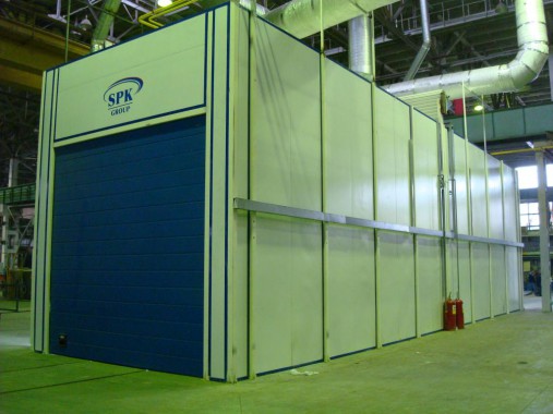 Проходная покрасочно-сушильная камера для грузовых автомобилей SPK-18.5.5, г. Миасс Проходная покрасочно-сушильная камера для грузовых автомобилей SPK-18.5.5, г. Миасс