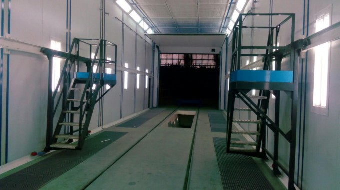 Проходная покрасочно-сушильная камера для грузовых автомобилей SPK-18.5.5, г. Миасс Проходная покрасочно-сушильная камера для грузовых автомобилей SPK-18.5.5, г. Миасс