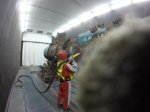 Дробеструйная камера для жд вагонов. Музей РЖД в г. Екатеринбург Дробеструйная камера для жд вагонов SPK GROUP. Музей РЖД в г. Екатеринбург