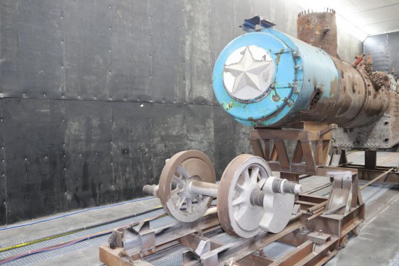 Дробеструйная камера для жд вагонов. Музей РЖД в г. Екатеринбург Дробеструйная камера для жд вагонов SPK GROUP. Музей РЖД в г. Екатеринбург