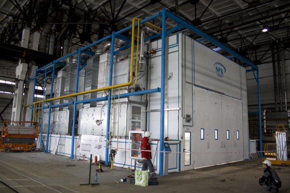 Покрасочно-сушильная камера для трубопроводов SPK-15.8.6, г. Челябинск Покрасочно-сушильная камера для трубопроводов SPK-15.8.6, г. Челябинск
