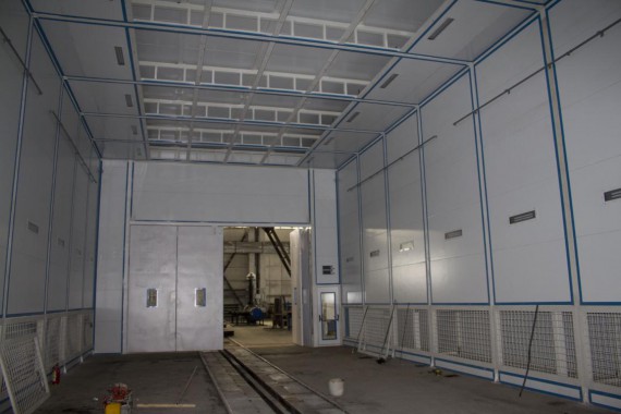 Покрасочно-сушильная камера для трубопроводов SPK-15.8.6, г. Челябинск Покрасочно-сушильная камера для трубопроводов SPK-15.8.6, г. Челябинск