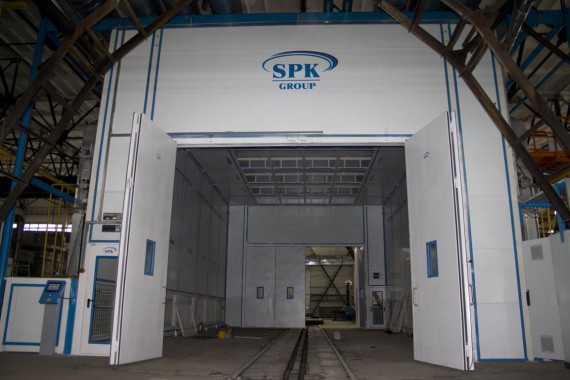 Покрасочно-сушильная камера для трубопроводов SPK-15.8.6, г. Челябинск Покрасочно-сушильная камера для трубопроводов SPK-15.8.6, г. Челябинск