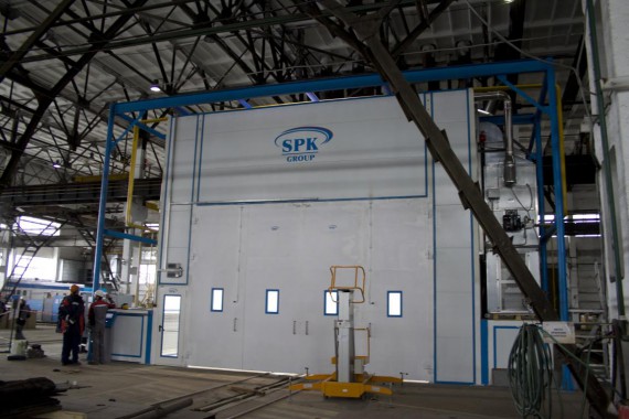 Покрасочно-сушильная камера для трубопроводов SPK-15.8.6, г. Челябинск Покрасочно-сушильная камера для трубопроводов SPK-15.8.6, г. Челябинск