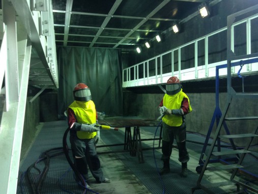 Уличная дробеструйная камера SPK-24.6.5 Уличная дробеструйная камера SPK GROUP