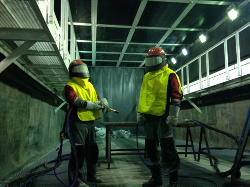 Уличная дробеструйная камера SPK-24.6.5 Уличная дробеструйная камера SPK GROUP