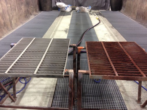 Уличная дробеструйная камера SPK-24.6.5 Уличная дробеструйная камера SPK GROUP