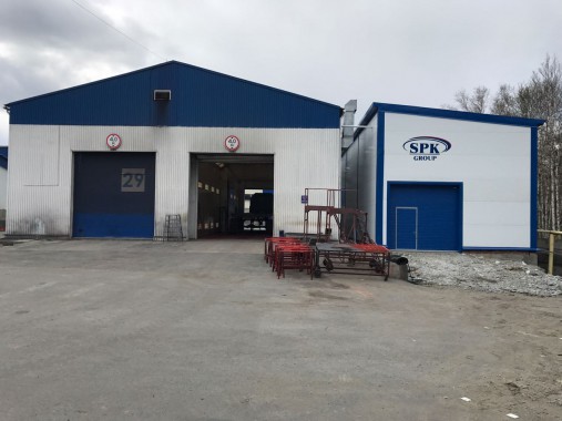 Уличная дробеструйная камера SPK-24.6.5 Уличная дробеструйная камера SPK GROUP