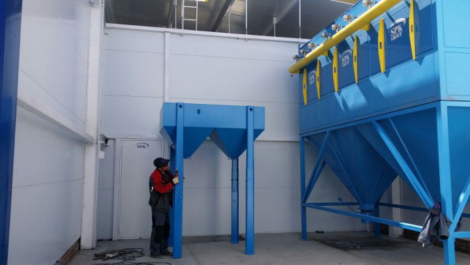 Уличная дробеструйная камера SPK-24.6.5 Уличная дробеструйная камера SPK GROUP