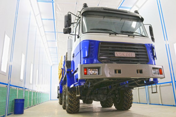 Покрасочно-сушильная камера для колесной буровой техники SPK-24.7.6 Покрасочно-сушильная камера для колесной буровой техники SPK-24.7.6