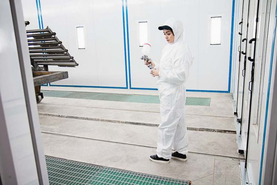 Запуск окрасочно-сушильной камеры для окраски металлоконструкций и ферм SPK 15.4.6, г. Астана (Казахстан) Запуск окрасочно-сушильной камеры для окраски металлоконструкций и ферм SPK 15.4.6, г. Астана (Казахстан)