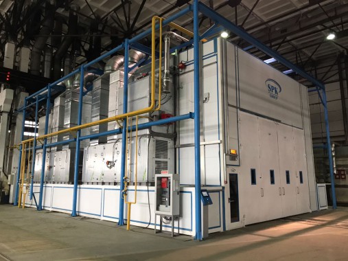 Покрасочно-сушильная камера для трубопроводов SPK-15.8.6, г. Челябинск Покрасочно-сушильная камера для трубопроводов SPK-15.8.6, г. Челябинск