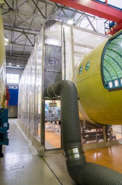 Камера телескопическая для самолетов гражданской авиации, г. Комсомольск-на-Амуре Смотрите фото окрасочно-сушильной камеры для авиации SPK GROUP