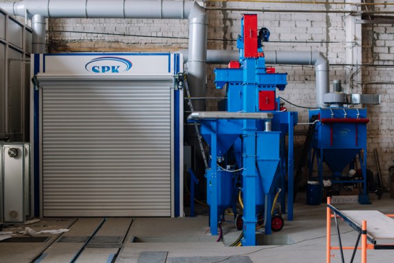 Дробеструйные камеры SPK-14.5.5 и SPK-6.4.4, Комплекс подготовки и покраски, г. Челябинск SPK GROUP: дробеструйные камеры SPK-14.5.5 и SPK-6.4.4, комплекс подготовки и покраски