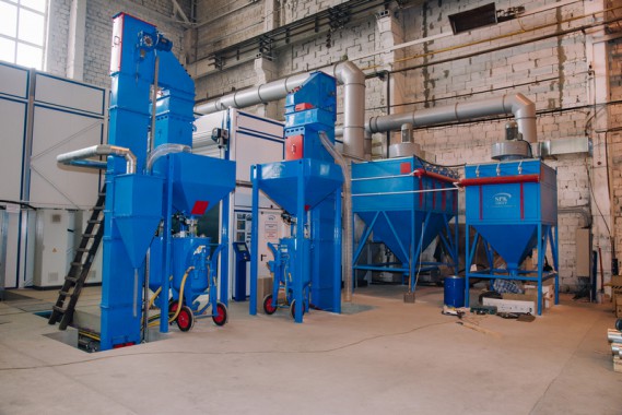 Дробеструйные камеры SPK-14.5.5 и SPK-6.4.4, Комплекс подготовки и покраски, г. Челябинск SPK GROUP: дробеструйные камеры SPK-14.5.5 и SPK-6.4.4, комплекс подготовки и покраски