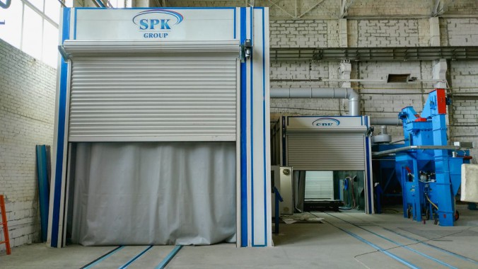Дробеструйные камеры SPK-14.5.5 и SPK-6.4.4, Комплекс подготовки и покраски, г. Челябинск SPK GROUP: дробеструйные камеры SPK-14.5.5 и SPK-6.4.4, комплекс подготовки и покраски