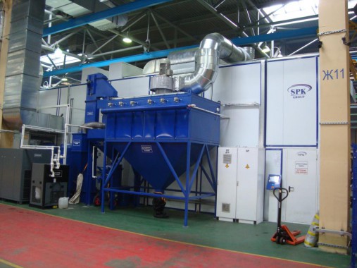 Камера для подготовки и сушки SPK GROUP для дорожно-строительной техники