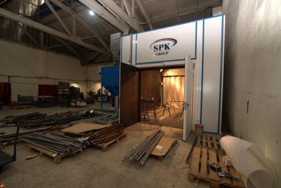 Проходная дробеструйная камера SPK-7.4.4, г. Богданович Проходная дробеструйная камера SPK GROUP