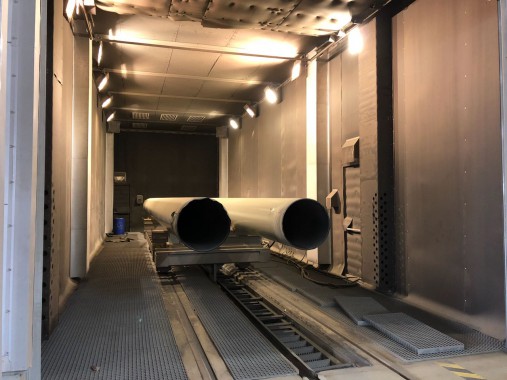 Уличный подготовительно-покрасочный комплекс SPK для нефтегазового оборудования Уличный подготовительно-покрасочный комплекс SPK для нефтегазового оборудования