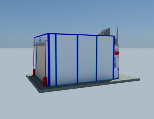 Окрасочно-сушильная камера тупикового типа SPK-4.4.4 Окрасочно-сушильная камера тупикового типа SPK GROUP