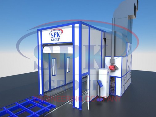 Окрасочно-сушильная камера тупикового типа SPK-10.4.5 Окрасочно-сушильная камера тупикового типа SPK GROUP