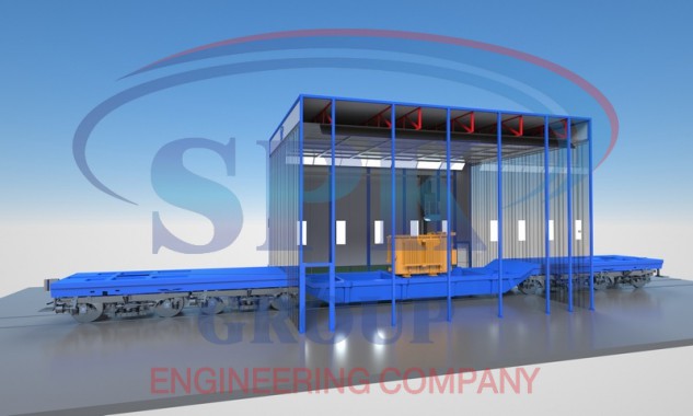 Окрасочно-сушильная камера проходного типа SPK-11.9.7 Окрасочно-сушильная камера проходного типа SPK GROUP