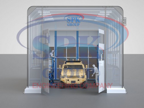 Окрасочная телескопическая камера SPK - 10.6.6 Камера окраски и сушки от SPK GROUP