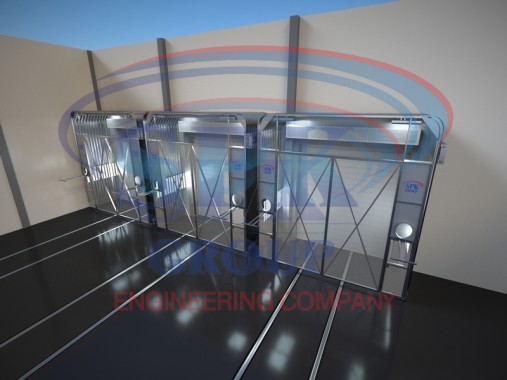 Телескопическая окрасочно-сушильная камера SPK-16.5.5 Телескопическая окрасочно-сушильная камера SPK GROUP