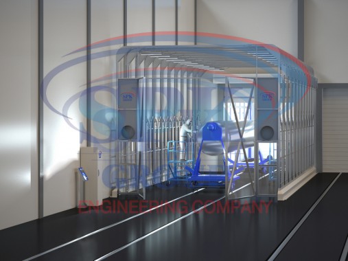 Телескопическая окрасочно-сушильная камера SPK-16.5.5 Телескопическая окрасочно-сушильная камера SPK GROUP